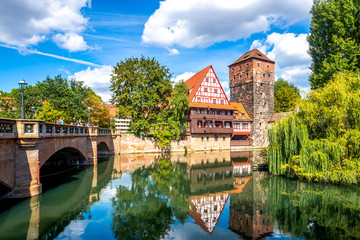 Weinstadel, Nürnberg, Bayern, Deutschland 