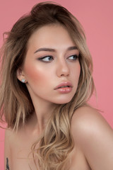 Fototapeta premium beauty fashion portrait of young female