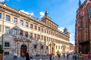 Obraz premium Rathaus, Nürnberg 