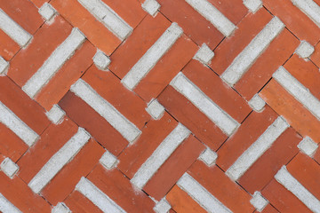 Figured bricks for decorating walls and fences