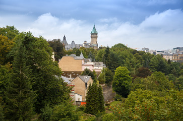 Fototapeta na wymiar Landscape in Luxembourg