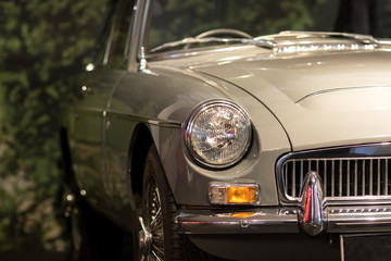 Style. Luxury vintage car representing success. Classic stylish wealthy lifestyle status symbol.