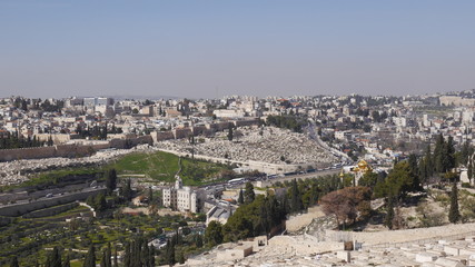 Fototapeta na wymiar Jerusalem cementery