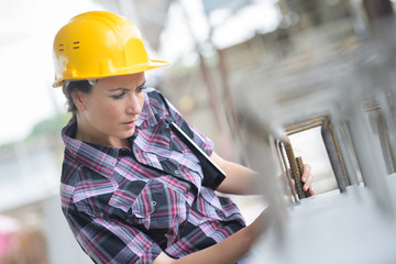 female construction engineer