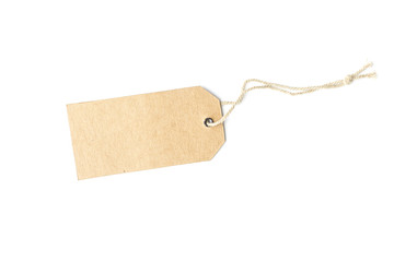label with thread isolated white background.