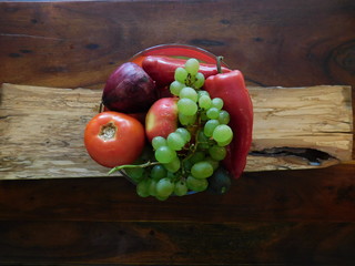 tomato, apple, food, vegetable, pepper, onion