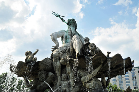Berlin, neptune fountain