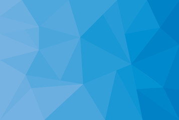 Fondo geométrico de color azul.