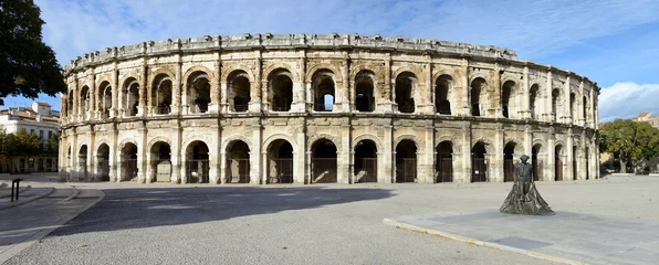 Photo sur Aluminium brossé Théâtre Roman Amphitheater (Les Arenes), Nimes, France