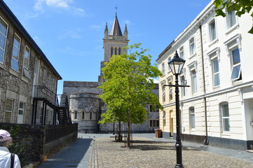 The Church of St Peter, Plymouth. The interior was severely damaged by incendiary bombs in 1941. Refurbished and reopened 2007