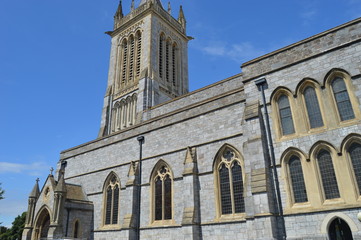 The Church of St Peter, Plymouth. The interior was severely damaged by incendiary bombs in 1941. Refurbished and reopened 2007