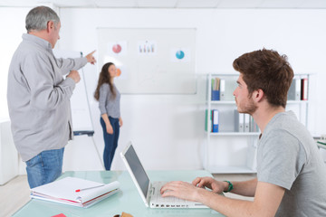 Obraz premium talking sharing ideas concept