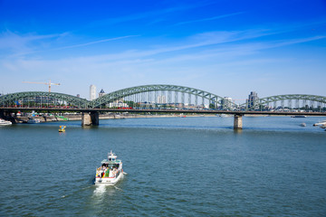 Hohenzollern bridge in Cologne
