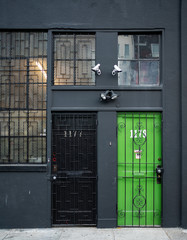 green door