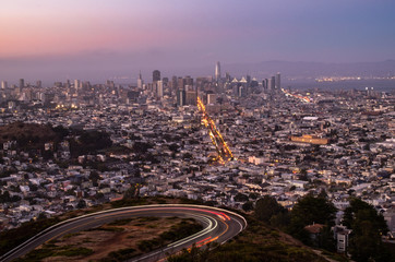 SF twin peaks view