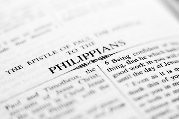 Fototapeta premium The holy bible close up