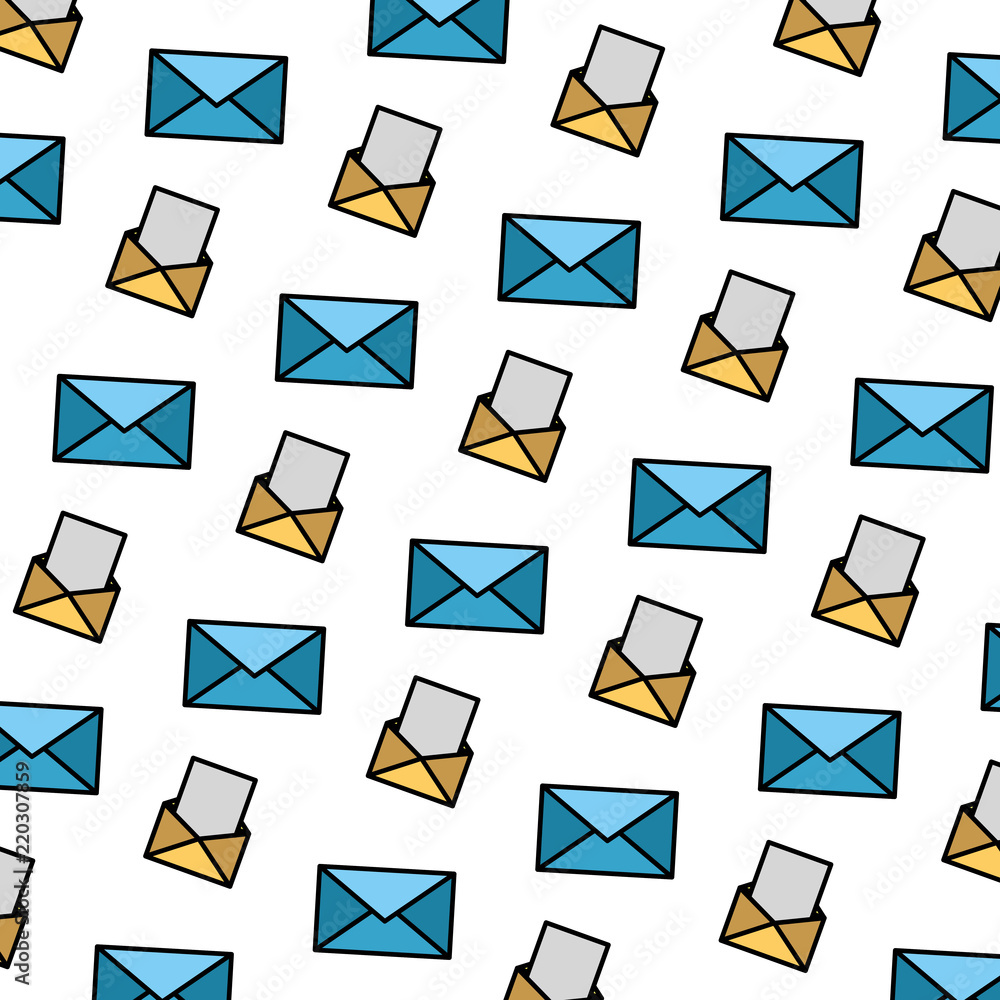 Poster color e-mail communication document message background