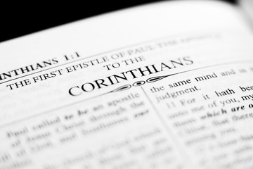 Fototapeta premium The holy bible close up