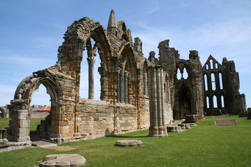 Church ruins in Europe