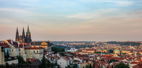 Fototapeta na wymiar Overlooking Prague