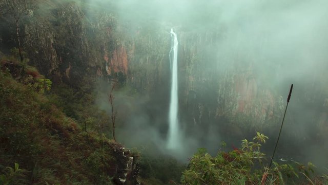 Time lapse of Purlingbrook Falls in Springbrook Queensland, Australia.