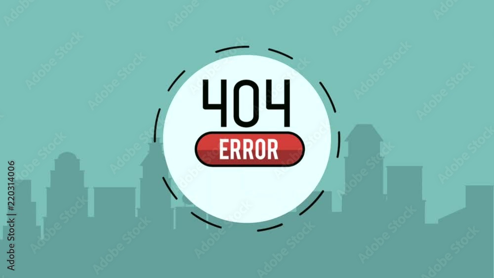 Aufkleber under construction website error 404 high definition animation colorful scenes