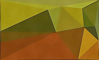Triangular abstraction. Low poly design pattern. Colorful polygonal background. Beauty desktop wallpaper. Graphic painting on canvas modern art. Geometric artwork. Bright mixed colors. Simple texture.
