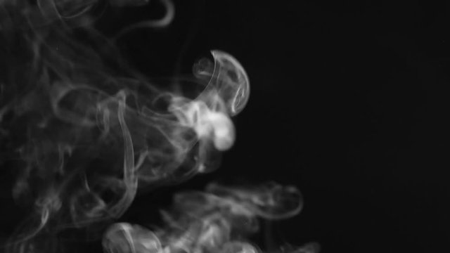 Beautiful Steam Smoke Macro Shot 4K