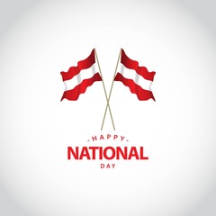 Happy Peru National Day Vector Template Design Illustration
