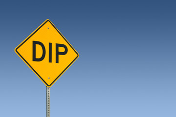 Yellow Dip Sign