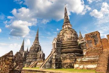 Keuken spatwand met foto Ayutthaya Historical Park, Thailand © Sergii Figurnyi