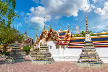 Poster Im Rahmen Wat Pho Temple in Bangkok © Sergii Figurnyi