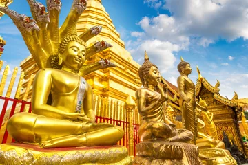 Foto auf Alu-Dibond \Wat Phra That Doi Suthep in Chiang Mai © Sergii Figurnyi