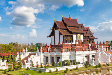 Obraz premium Royal Ratchaphruek Park in Chiang Mai