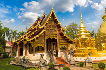Fototapeta premium Buddhists temple in Chiang Mai