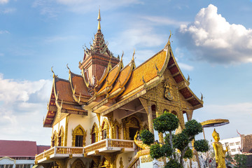 Naklejka premium Buddhists temple in Chiang Mai