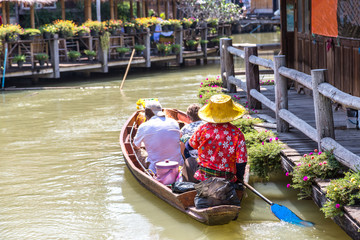 Obraz premium Floating Market in Pattaya