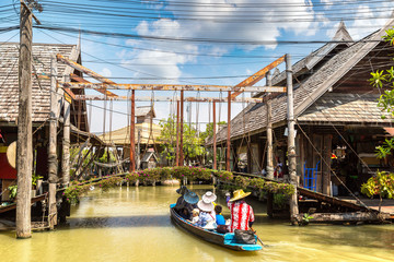 Obraz premium Floating Market in Pattaya