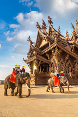 Naklejka premium Sanctuary of Truth in Pattaya