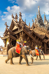 Naklejka premium Sanctuary of Truth in Pattaya