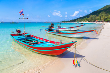 Obraz na płótnie Canvas Fisherman boat on Phangan Island