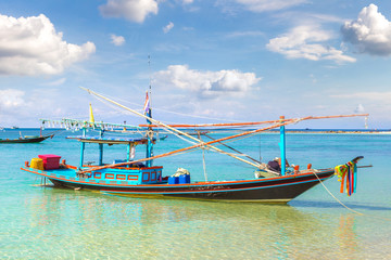 Fisherman boat on Phangan Island