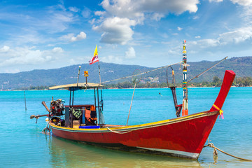 Fototapeta premium Fishing Boat on Samui