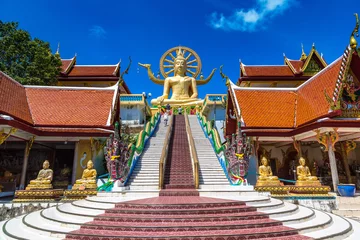 Foto op Plexiglas Grote Boeddha op Koh Samui © Sergii Figurnyi