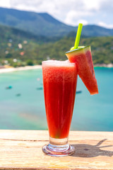 Watermelon shake on Phangan island