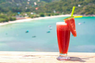 Watermelon shake on Phangan island
