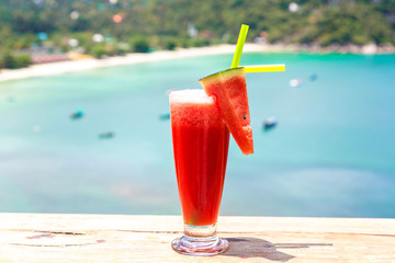 Watermelon shake on Phangan island