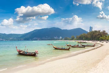 Fotobehang Patong beach on Phuket © Sergii Figurnyi