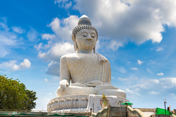 Fototapeta premium Big Buddha on Phuket in Thailand