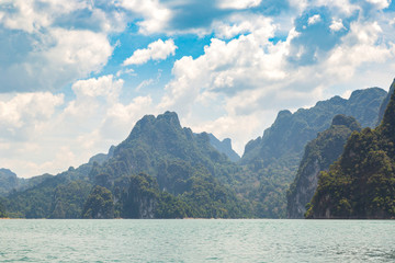 Cheow Lan lake in Thailand
